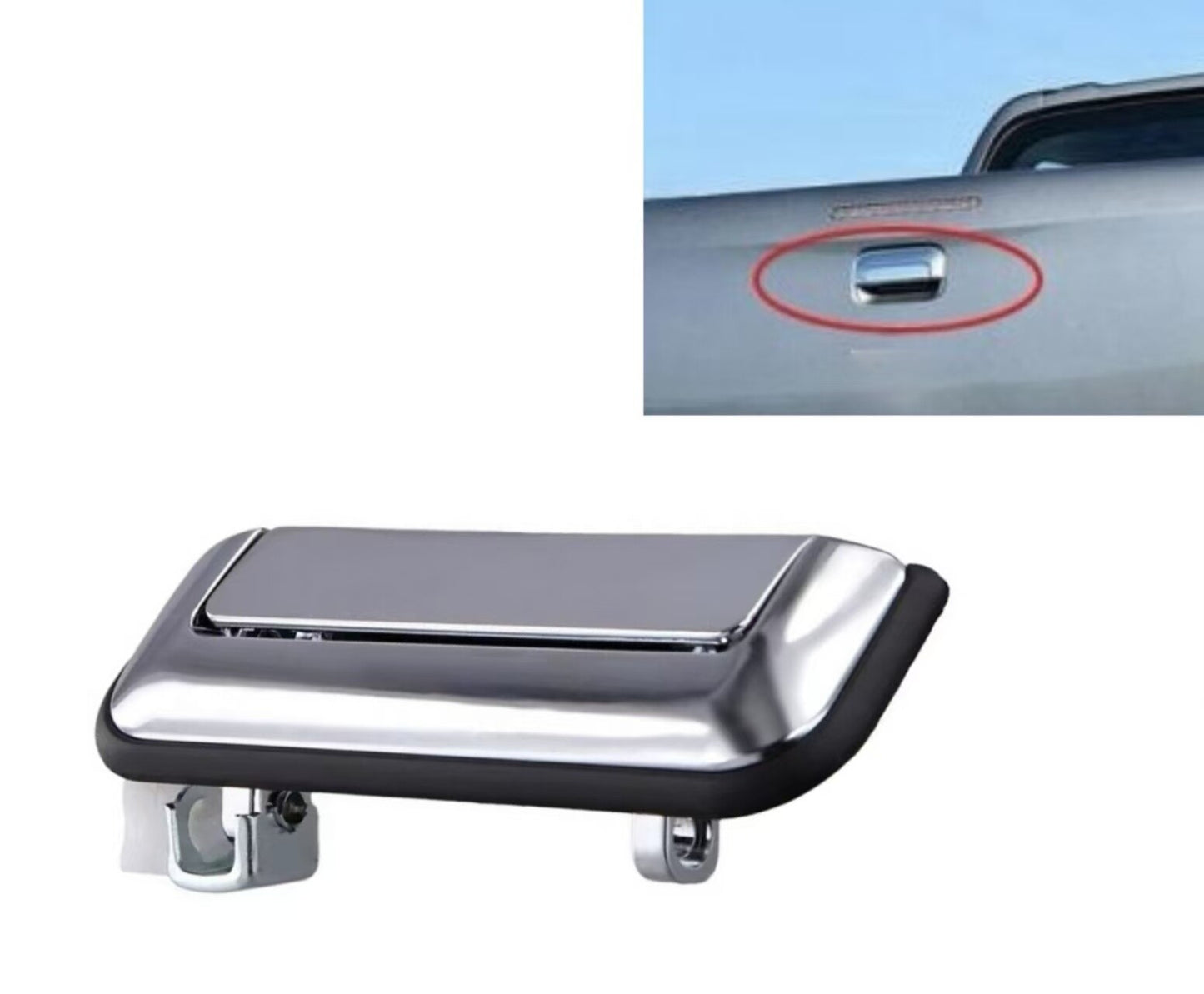 ya 13 5.27 Rear Body Tailgate Outside Handle for Mitsubishi Pickup L200 Triton 2016-2018 p
