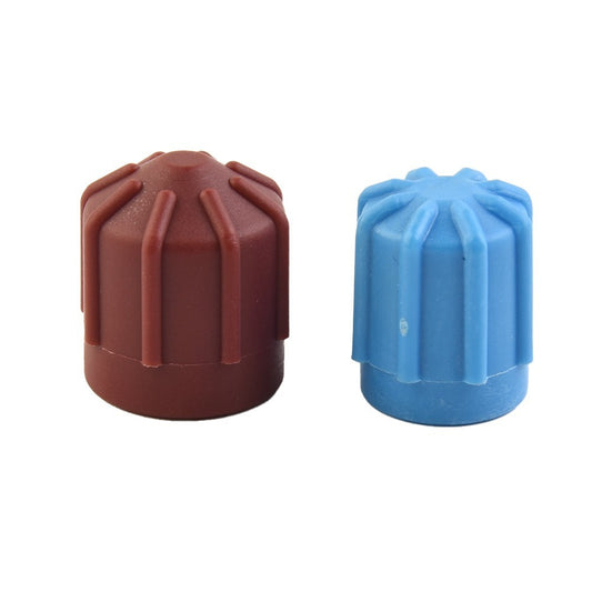 ya 12 5.22.2 Pair Auto AC A/C Valve Cap Air Conditioner High/Low Voltage R134a Dust Cover Lid