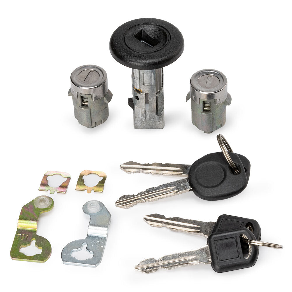 ya 1 8.5.1 Fit for GMC H2 Ignition Switch & Front Door Lock Cylinders with 2 Keys