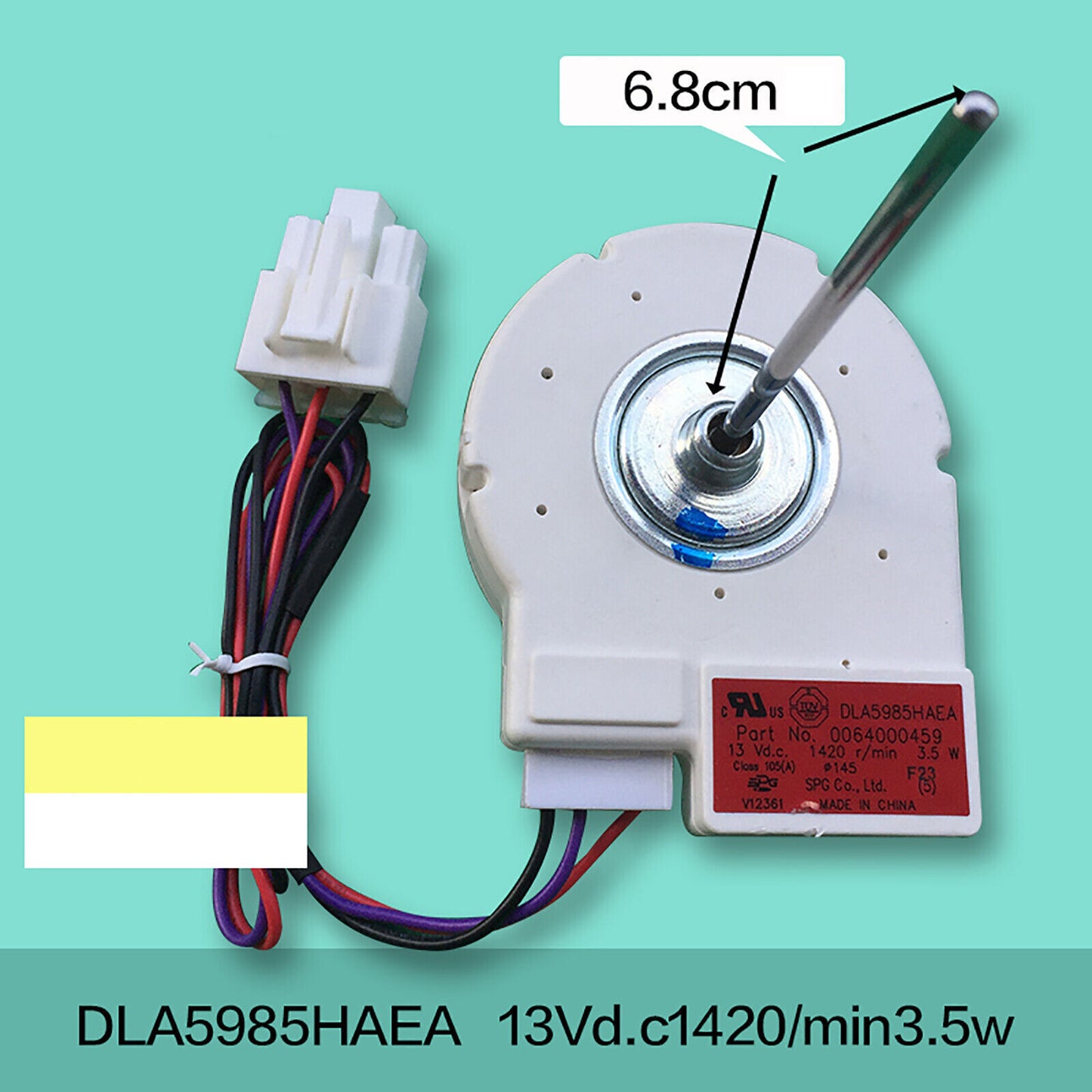 ya 26 13V 3.5W 0064000459 DC Cooling Fan Motor Reigerator BCD-550WB eezing Repair