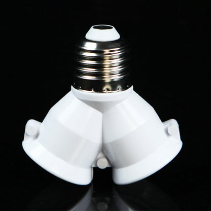 ya 14 E27 To 2E27 Lamp Holder One Point Two Adapter Light Bulb Base Stand Holder