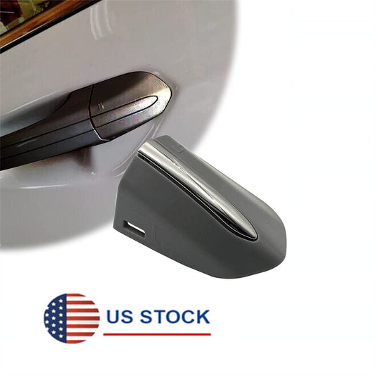 ya 13 5.27 For 2013-20 for Ford Fusion Exterior Left Driver Door Handle Key Bezel Cover Chrome