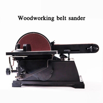 ya 17 Woodworking Belt Sand Disc Machine Automatic Chip Removal Induction Sand Machine