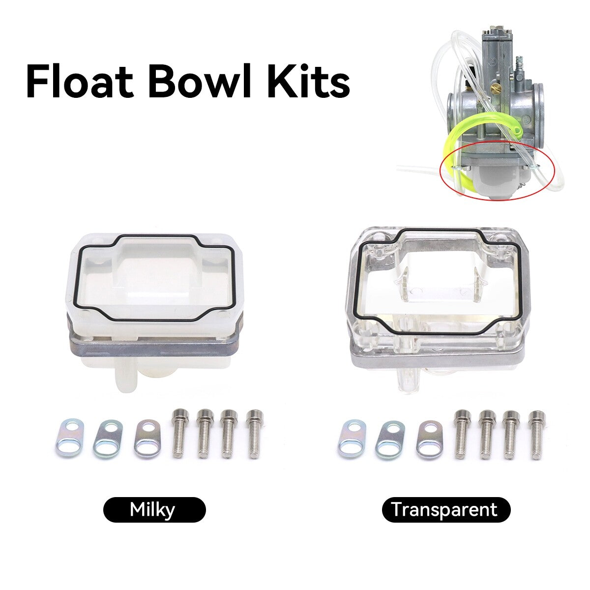 ya 4 6.17 Carburetor Carb Float Bowl Kits Chamber Rebuild Kit