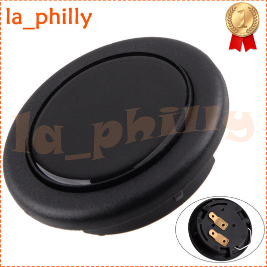 ya 8 5.27 Universal Car Front Steering Wheel Horn Button Cover Modified Truck Black