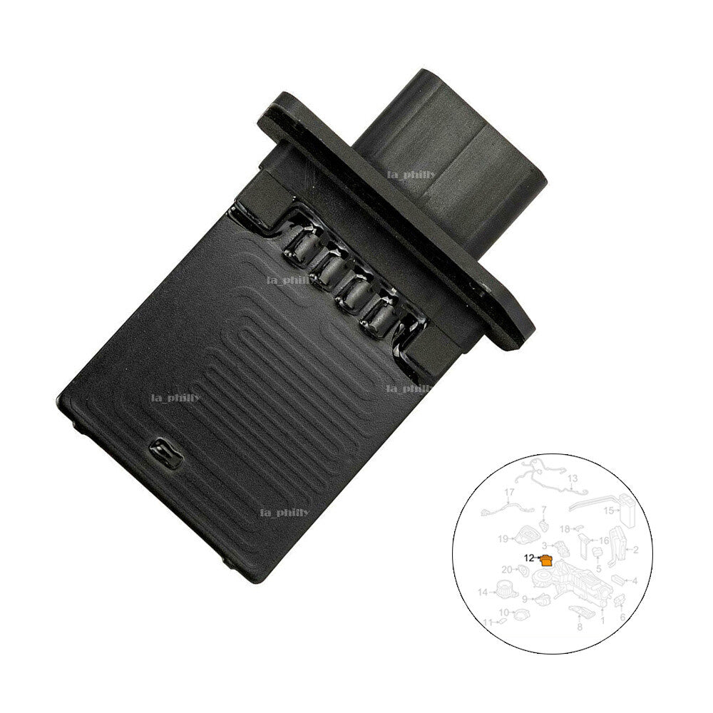ya 11 6.6 Front Heater Blower Motor Resistor for Ford for Mustang F-150 Fiesta Escape 04-15