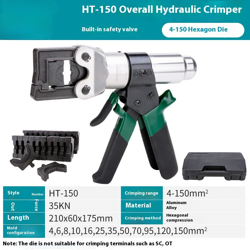ya 25 T-150 Hydraulic Pliers with Safety Device Reset Function Wire Crimping Pliers