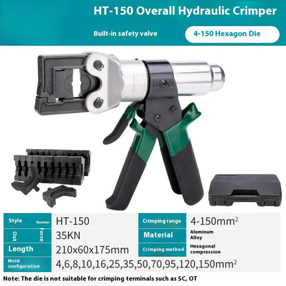 ya 25 T-150 Hydraulic Pliers with Safety Device Reset Function Wire Crimping Pliers