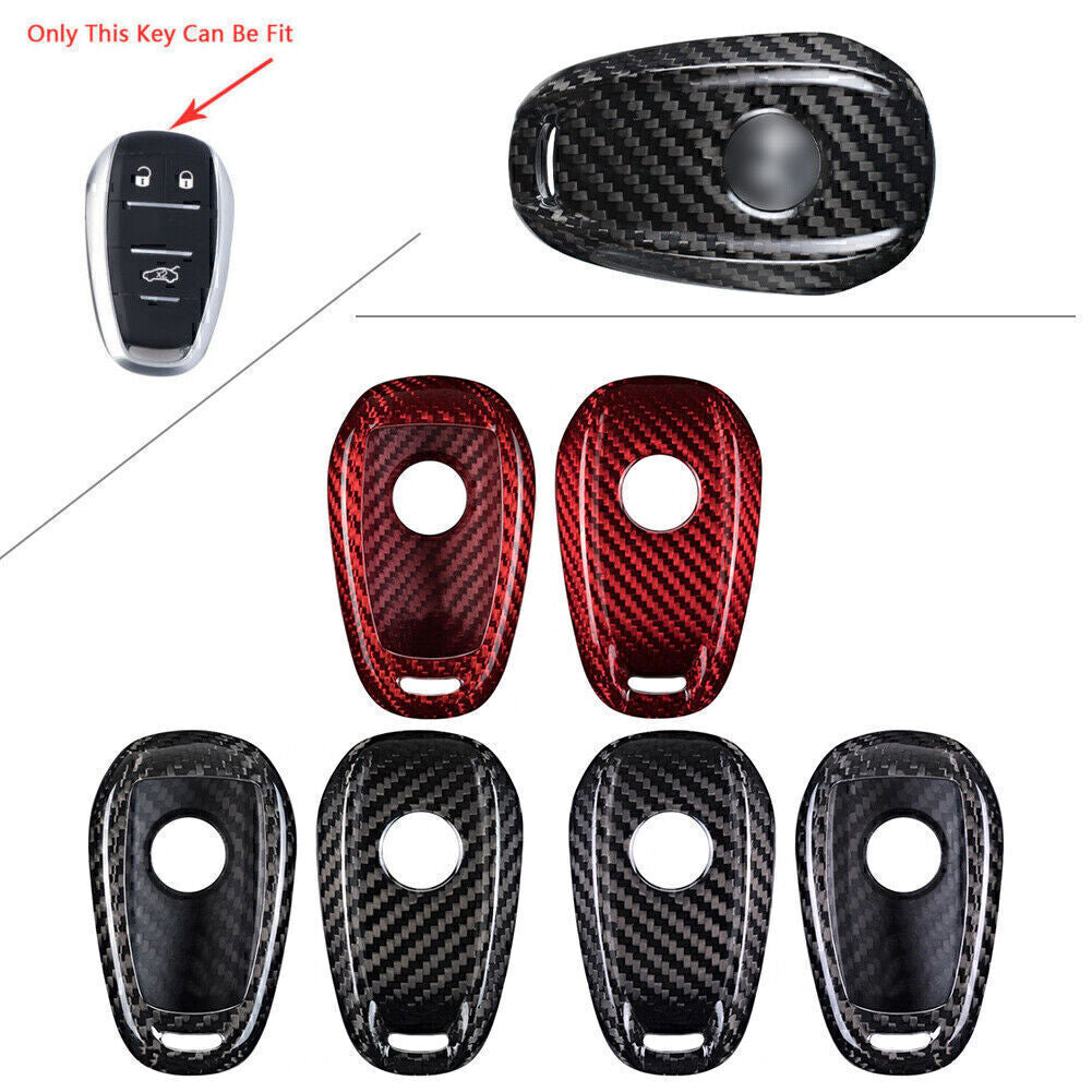 ya 5 8.7 for Smart Remote Key Fob Shell Cover Case Carbon Fiber for Alfa Romeo Stelvio Car