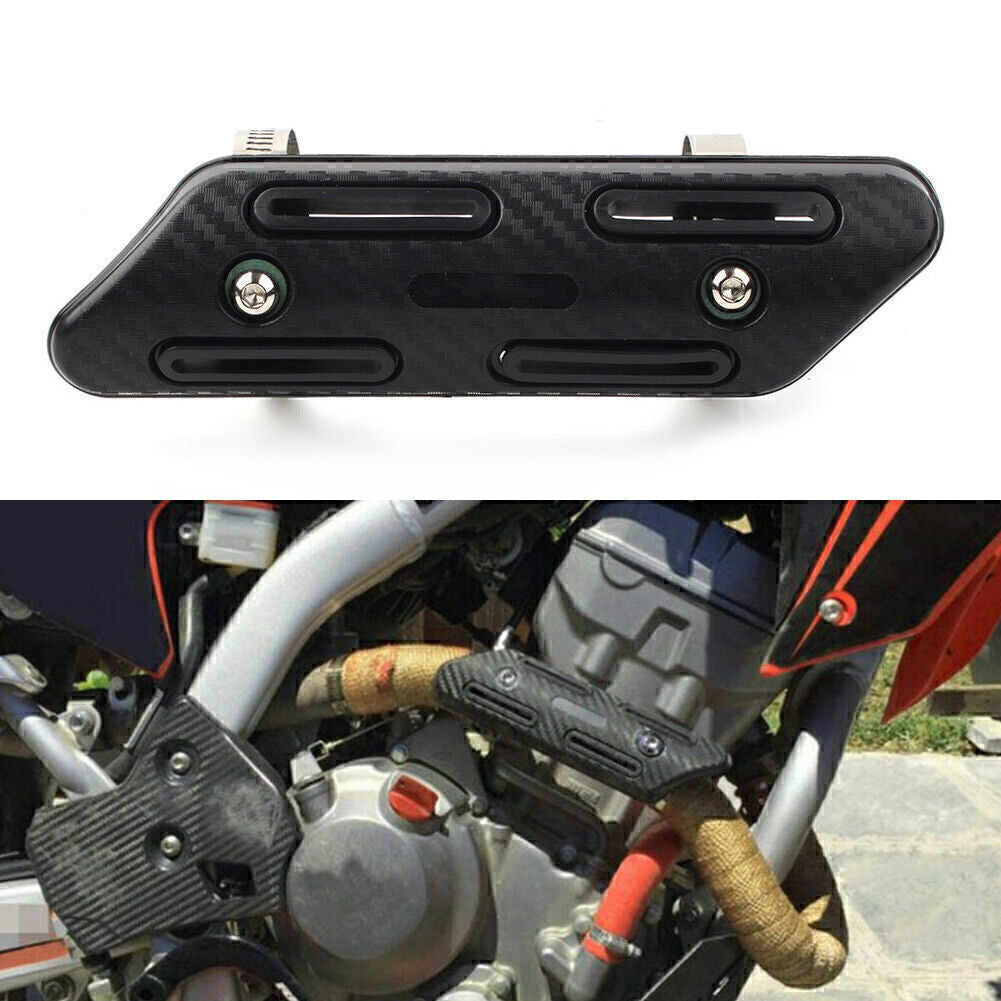 ya 2 6.30 Universal Muffler Pipe Heat Shield Cover Heel Guard Motorcycle