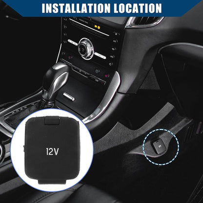 ya 5 8.7 12V Console Power Outlet Cover Cap BB5Z19A487BA for Ford Edge Expedition F-150