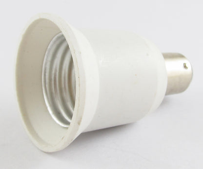 ya 14 10x BA15D Male to E26/E27 Female Socket Base LED Halogen Light Bulb Lamp Adapter