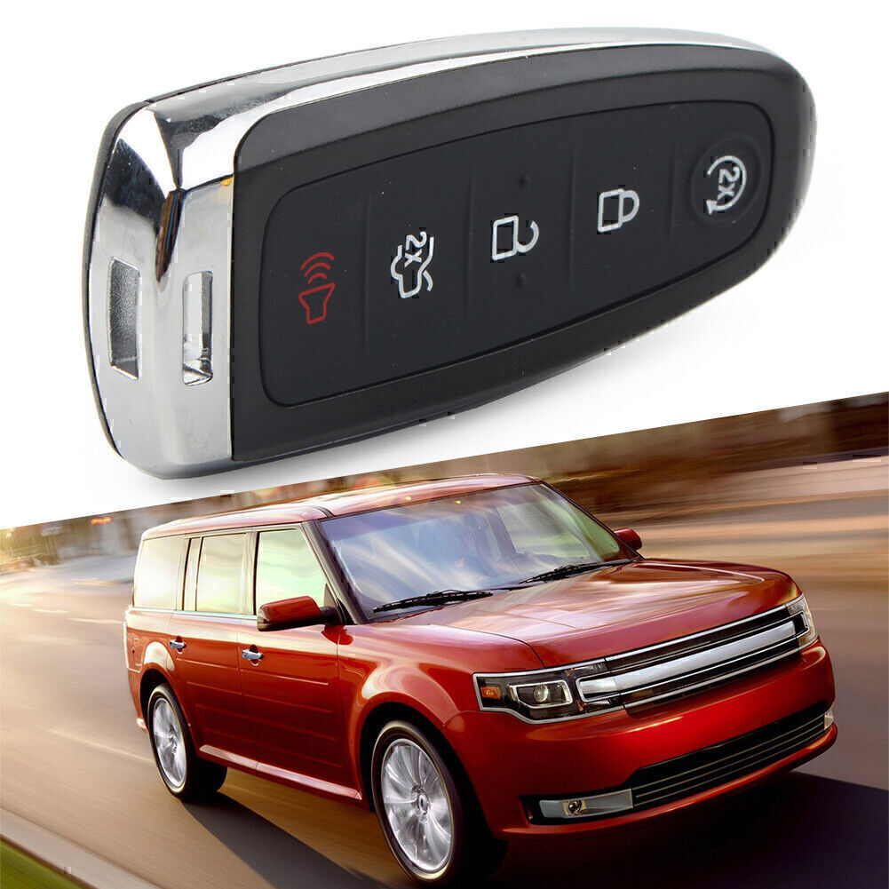 ya 10 5.28 for Smart Remote Key Fob Shell Case Folding Flip Replace for Ford Flex 2013 - 2019