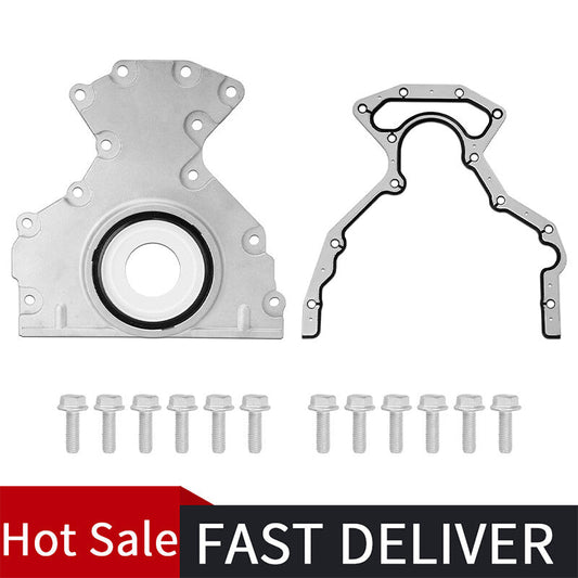 ya 11 10.28 Rear Main Seal Cover Gasket w/ Bolts For GM LS1 4.8 5.3 5.7 6.0 6.2 LM7 for