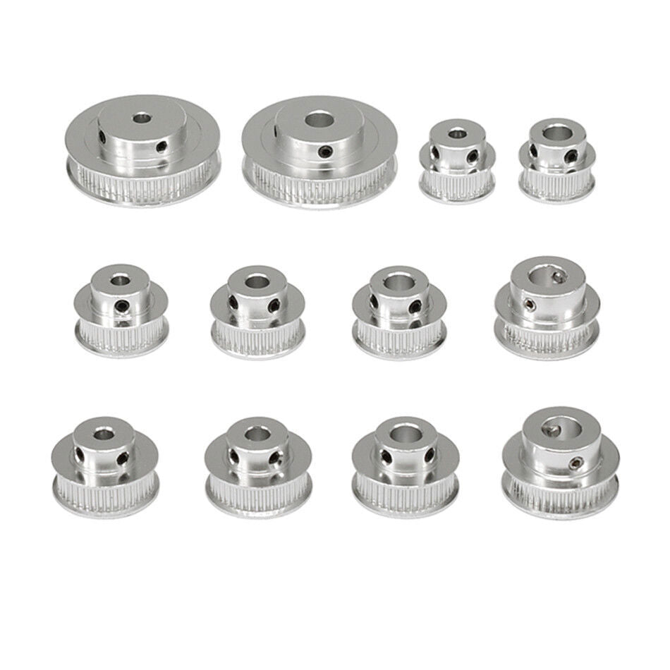GT2 30/36/40/60T Timing Pulley 5-10mm Bore 6mm Belt Width For 3D Printer Reprap
