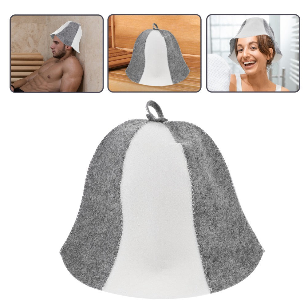 ya 25  2pcs Comfortable Felt Sau Hat Comfortable Hat for Sau Household Bath Hat