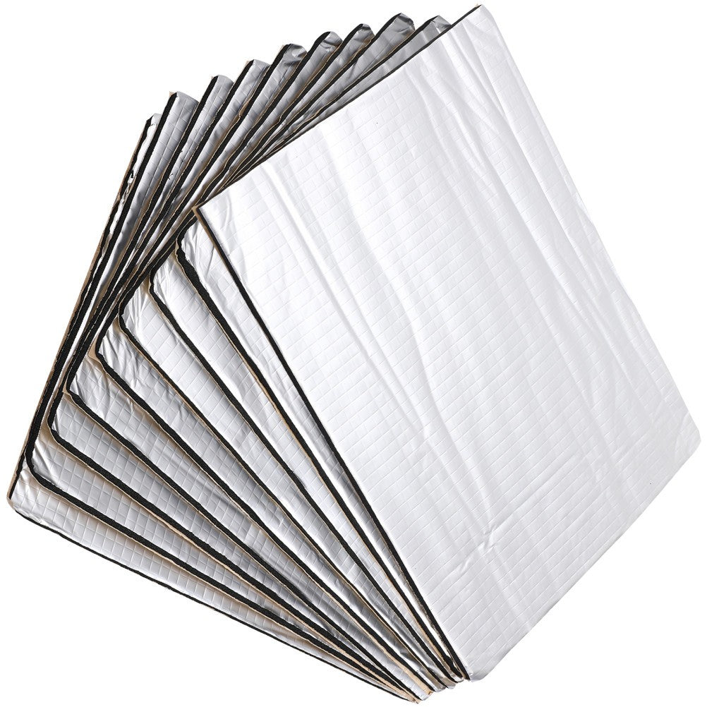 ya 5 8.7 20 Pcs Engine Soundproof Mat Car Noise-absorbing Pads Insulation