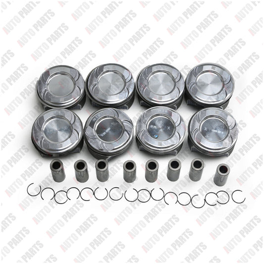 ya 3 6.25.2 8 Pieces Pistons and Rings Compatible with for Mercedes-benz CLS500 CLS550 CL500 M278 4.6