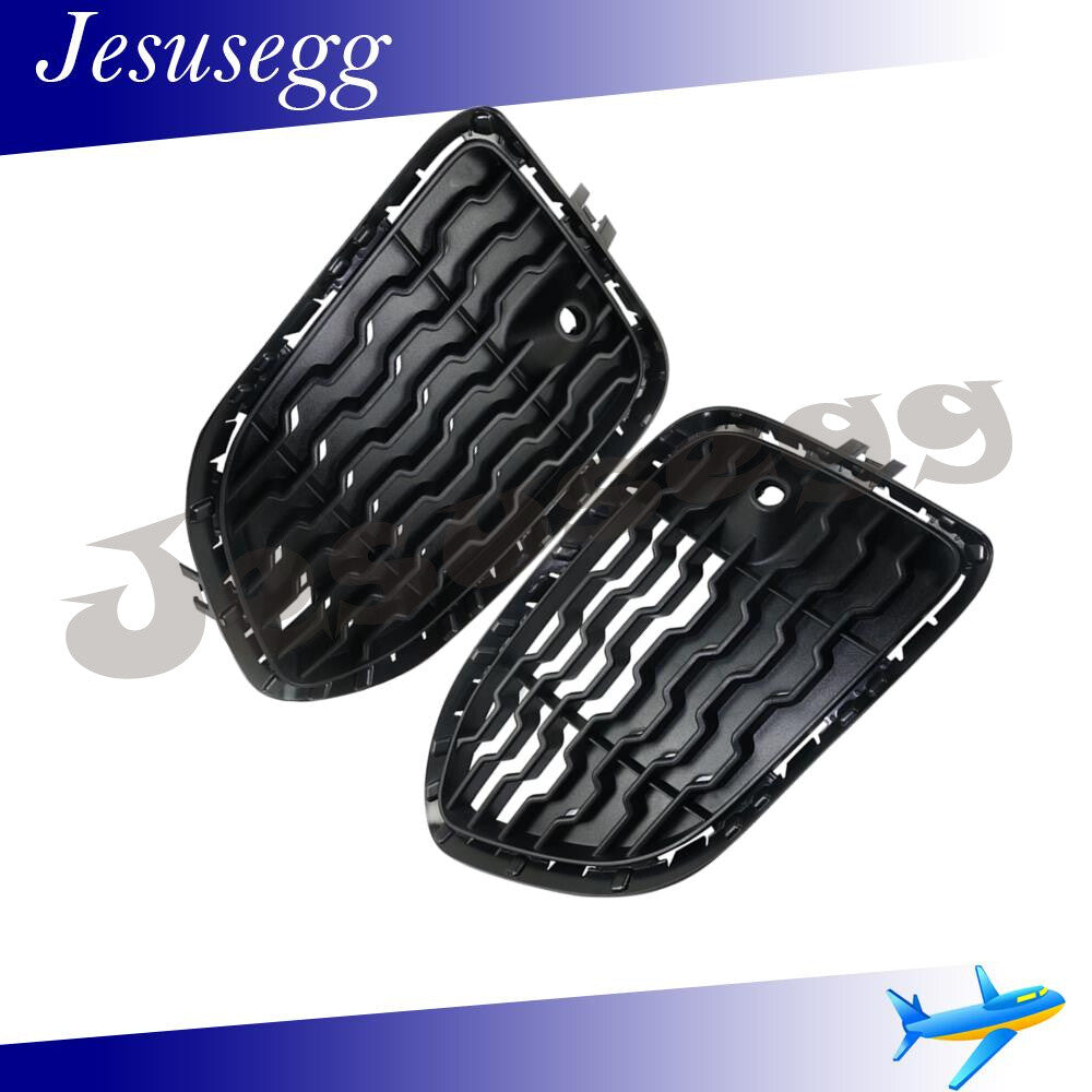 ya 27 6.18.2 Front LH&RH Bumper Grille Gril Black for BMW 2015-2017 X3 xDrive35i 2015-2018 X4