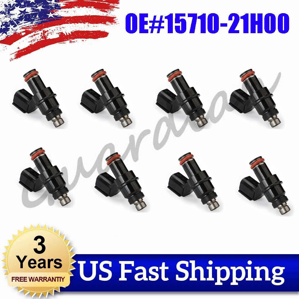 ya 3 6.23 8x 15710-21H00 Fuel Injectors Replacement NEW for Suzuki GSX-R1000 2007 2008 K7