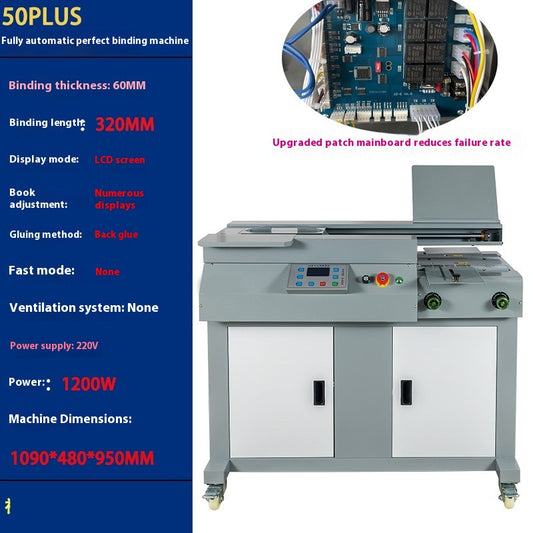 Glue Binding Machine Wireless Bid Binding Machine Hot Melt Adhesive Binding