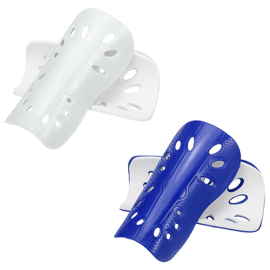 ya 2 7.14 Soccer Shin Guards Shin Pads Sleeve for Football L & 2 Pack & Blue/White
