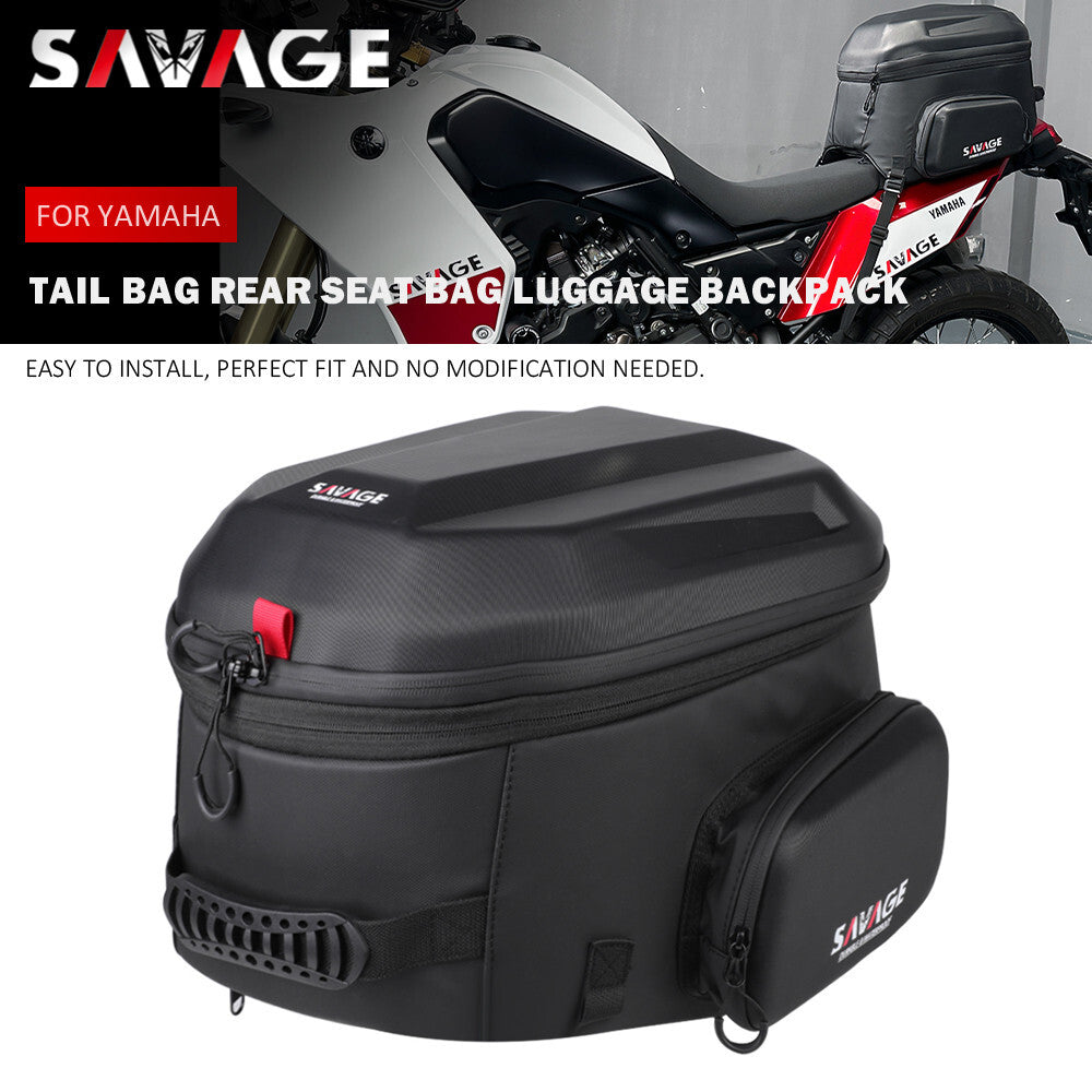 ya 12 5.21 Tail Bag Rear for Seat Bag Luggage Backpack for YAMAHA Tenere 700 Rally World Raid