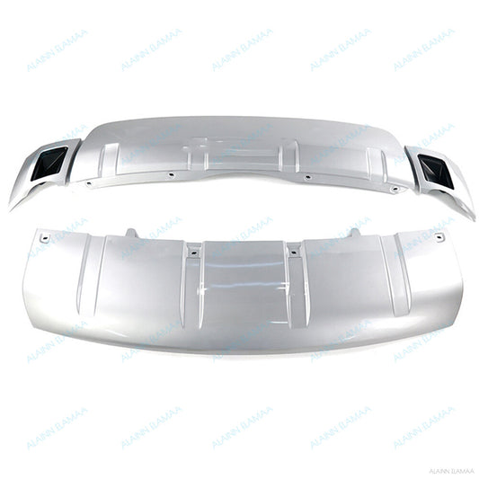 ya 27 6.18 Front Rear Bumper Protector Cover r Fit for Land Rover Discovery 2017-22,Silver
