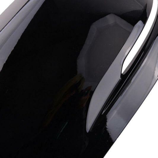 ya 1 8.5.3 Black for Honda CRV 2017 - 2019 left side rear view wing door mirror cover ^