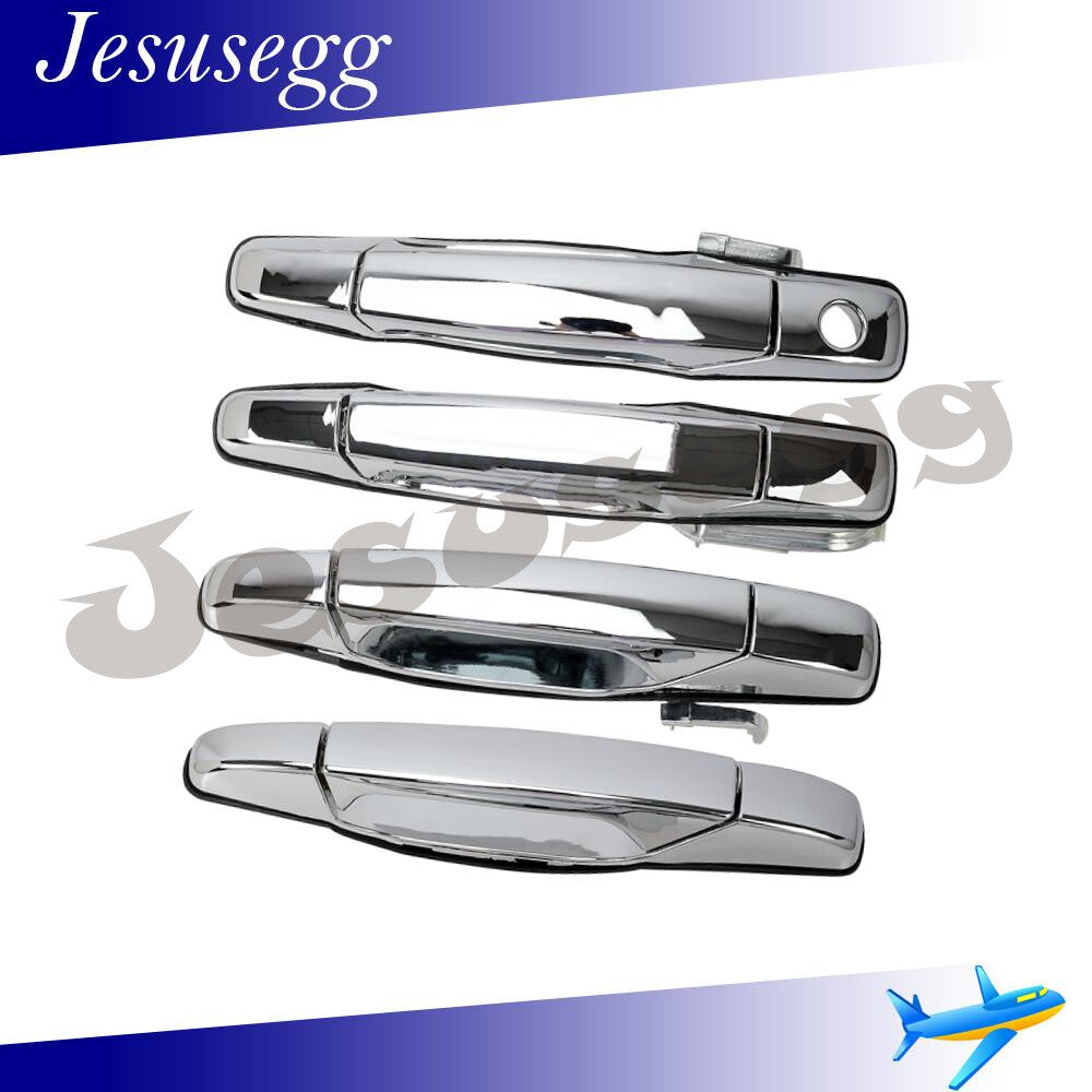 ya 13 5.27 1Set Chrome Outside Door Handle Fit for Silverado for Sierra Tahoe for Yukon 2007 - 2013