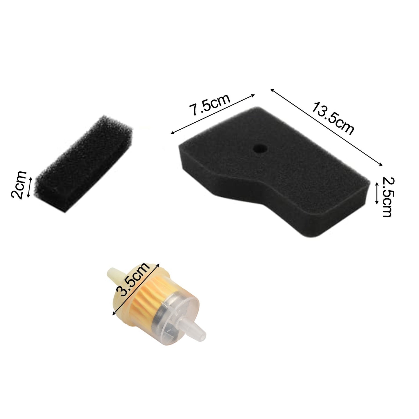 ya 17 Generator Air Filter Kit for EU20i EU22i Including Fuel Filter Set