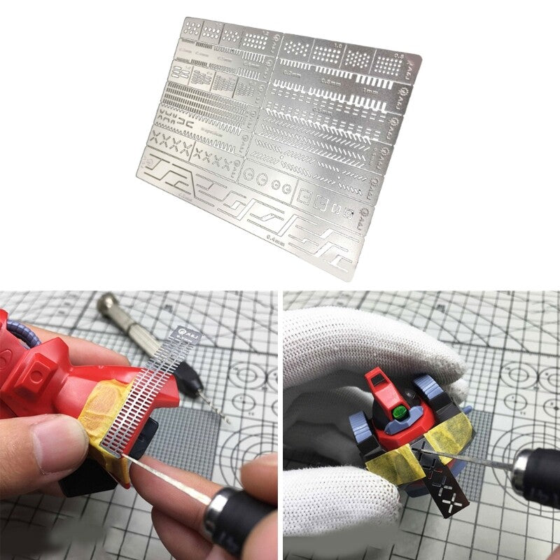 ya 14 Comprehensive Craft Ruler Carving iliary Ruler for Model and Militaries
