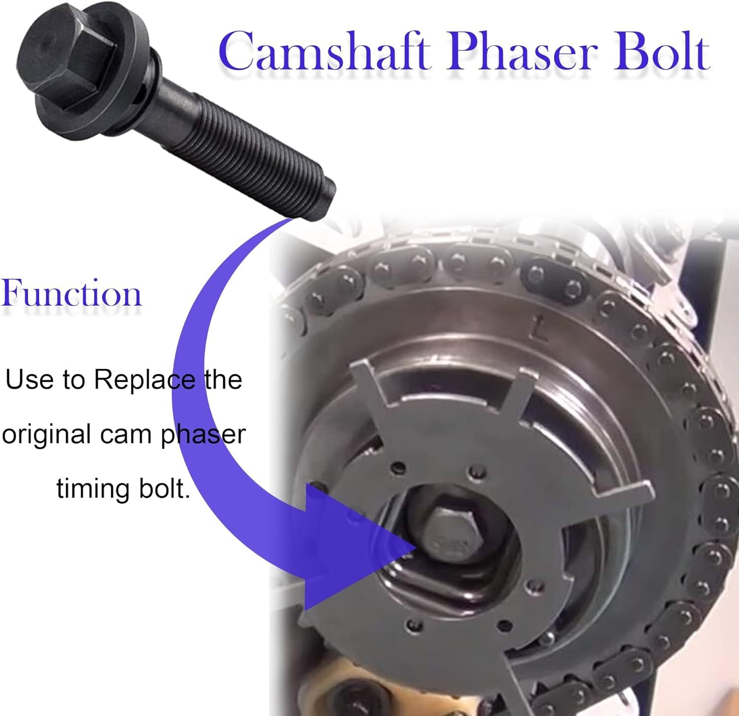 ya 1 8.5.2 Cam Phaser Lock Kit Camshaft Timing Mounting Bolts for 5.4L and 4.6L 
