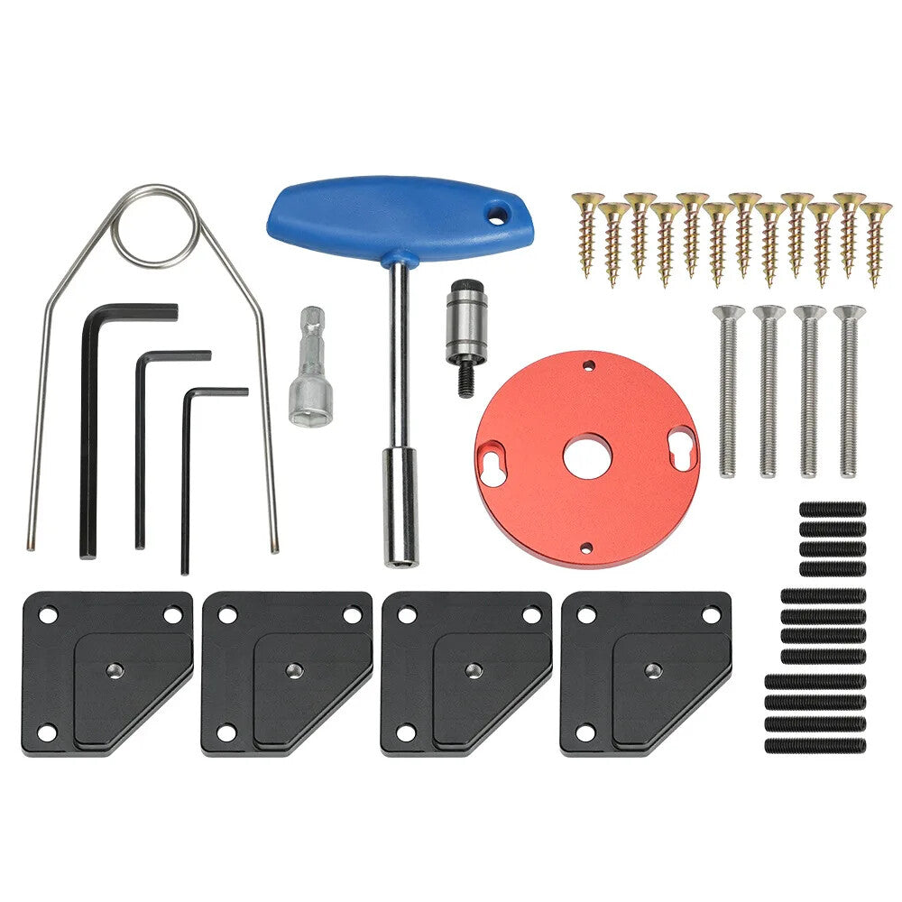 ya 26 Trimming Machine Inverted Lifting Table Woodworking Lifting Cutter 0-57mm