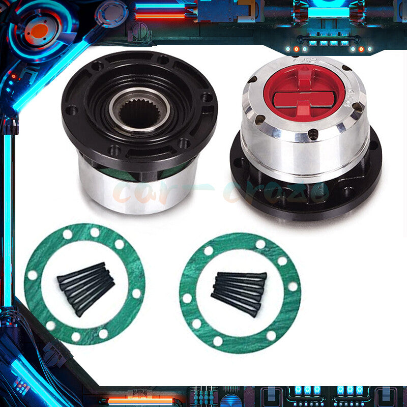 ya 5 8.7 2 PCS MANUAL LOCKING HUB for SUZUKI SAMURAI for SIERRA SIDEKICK LOCK OUTS AVM438HP