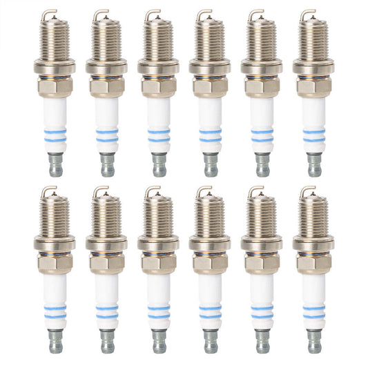 ya 2 6.27 12PCS Spark Plugs F8DPP33 for Mercedes-benz W163 W208 W210 W220 A004159190326