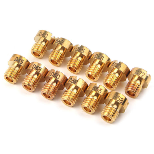 ya 4 6.17 5mm Replacementburetorb Main Jets For #45-#72 For Dellorto Sha Phbg