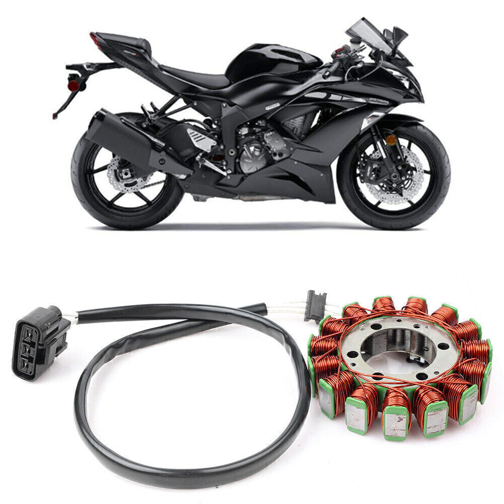 ya 2 6.30 Moto Generator Magneto Stator Coil for Kawasaki ZX6R 2009-2014 10 11 12 13