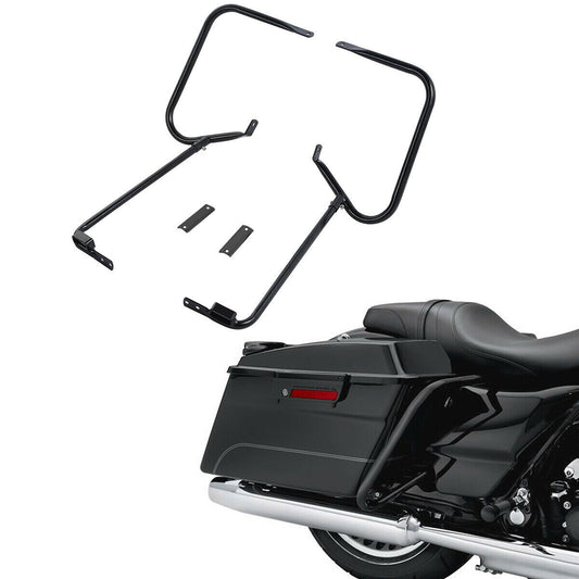 ya 11 6.5 Saddlebag Bracket Guard Crash Bars For 14-24 for Harley HD Touring Street Glide FLHX