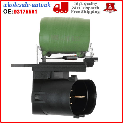 ya 5 8.7 BLOWER FAN MOTOR HEATER RESISTOR for VAUXHALL for Opel for Astra Mk4 1341721 GM 93175501