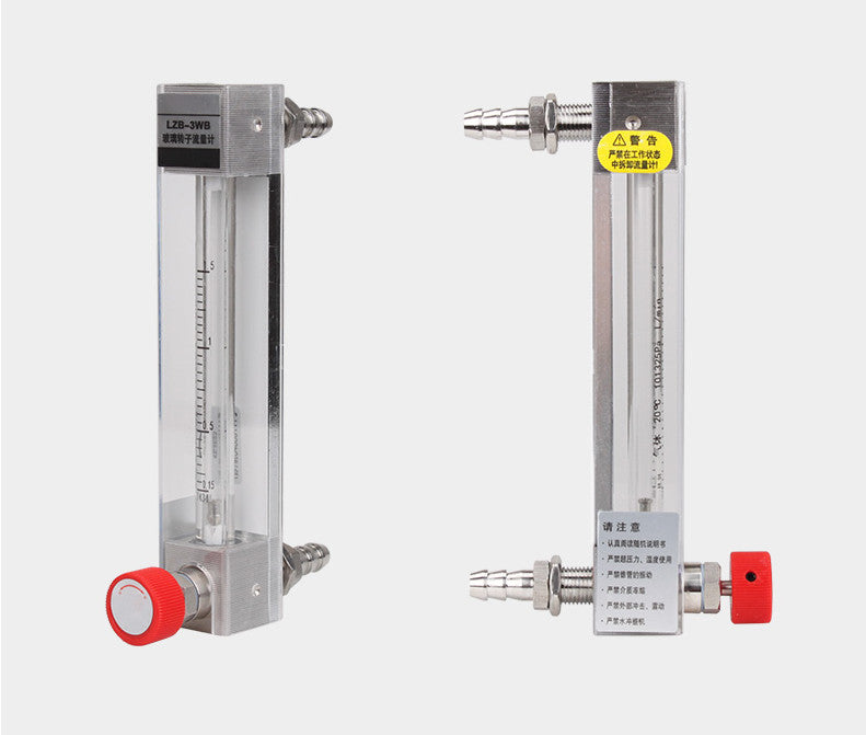 LZB -10WB Glass Rotameter Flow Meter for Water/Air/Gas/Liquid with Control Valve
