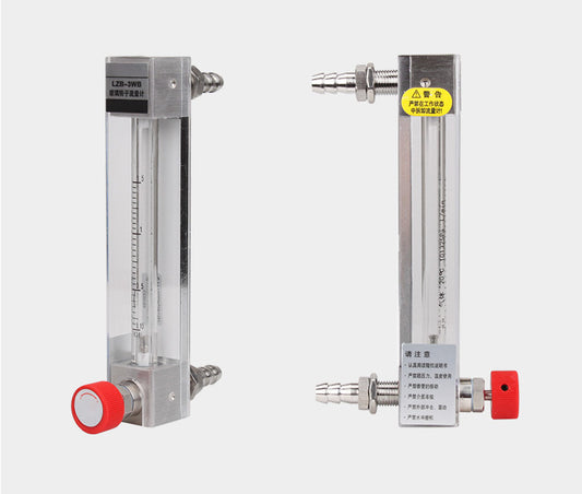LZB -10WB Glass Rotameter Flow Meter for Water/Air/Gas/Liquid with Control Valve