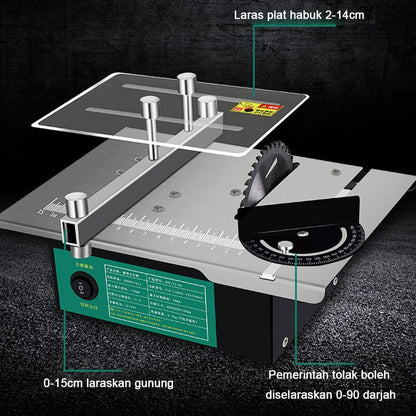 ya 26 Electric Table Saw Chainsaw Home DIY Cutting & Grinding Tool Woodworking Lathe