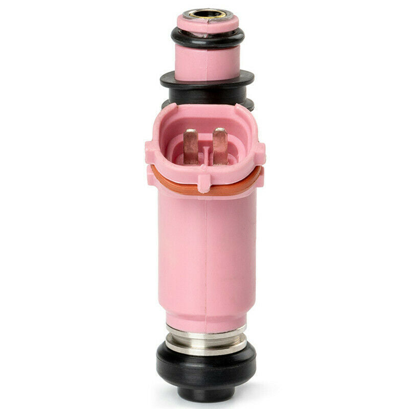ya 1 8.5.4 for Subaru STI WRX Forester Set of4 New Pink 565cc Fuel Injectors 16611AA370