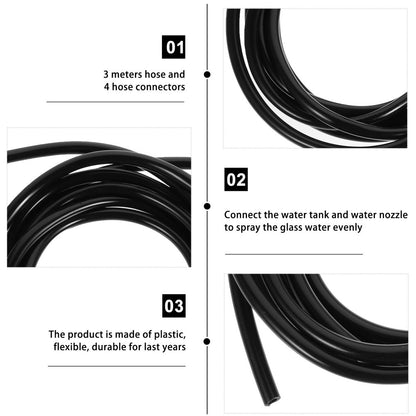 ya 5 8.7 1 Set Car Windscreen Washer Hose Connectors Plastic Spray Nozzle Repair Kit