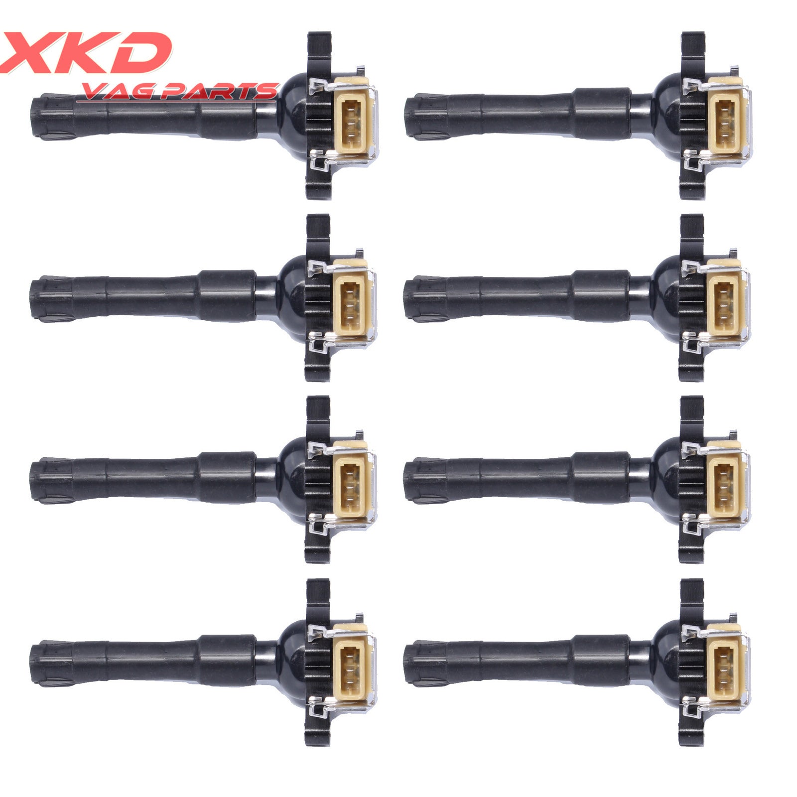 ya 5 8.7 8X Ignition Coil Set for BMW E36 E38 E39 E46 740i 325i 330i X5 12131748018