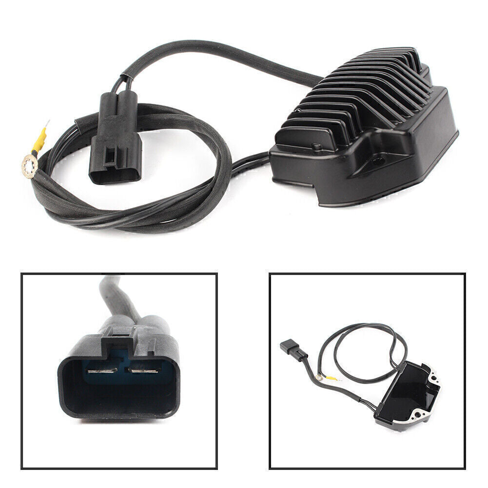 ya 3 6.23 Regulator Rectifier Voltage Fit for Harley-Davidson 74594-02 Dyna 2002-2003 Black