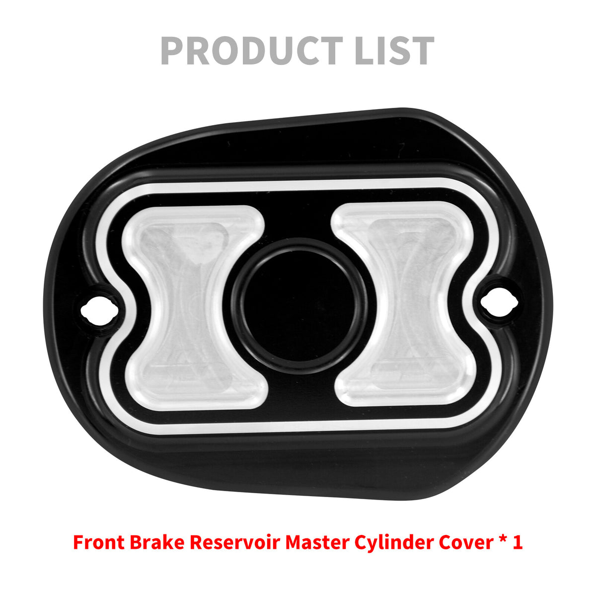 ya 1 8.12.2 baidi Brake Reservoir Master Cylinder Cover for Harley Sportster 883 1200 48 72 07-22