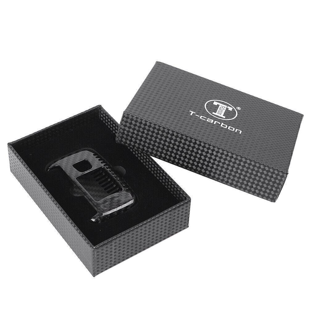 ya 5 8.7 Carbon Fiber Key Cover Direct Replace for Jaguar XE XF XJ F TYPE Key Fob Remote
