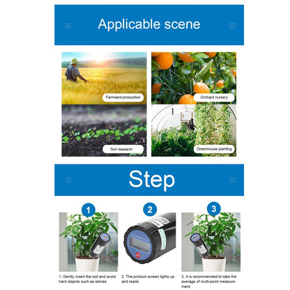 ya 26 Soil Tester Nutrient Intelligent Fertilizer Detor Meter NPK Sensor